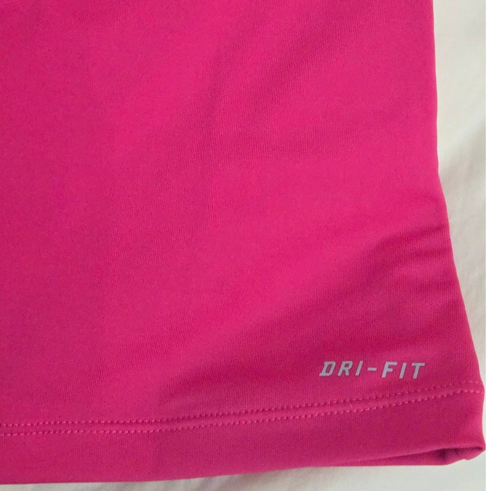 Nike Dri-FIT Stay Cool Tank Top Womens Medium Pink NEW Racerback Split V-Neck - Picture 6 of 11